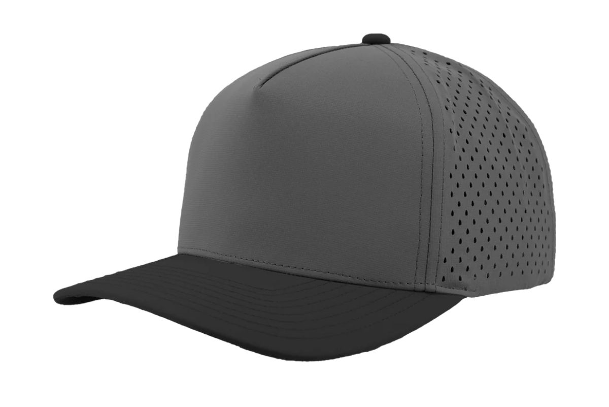 Zapped Blackhawk Grey with Black Brim Sweatproof Hat
